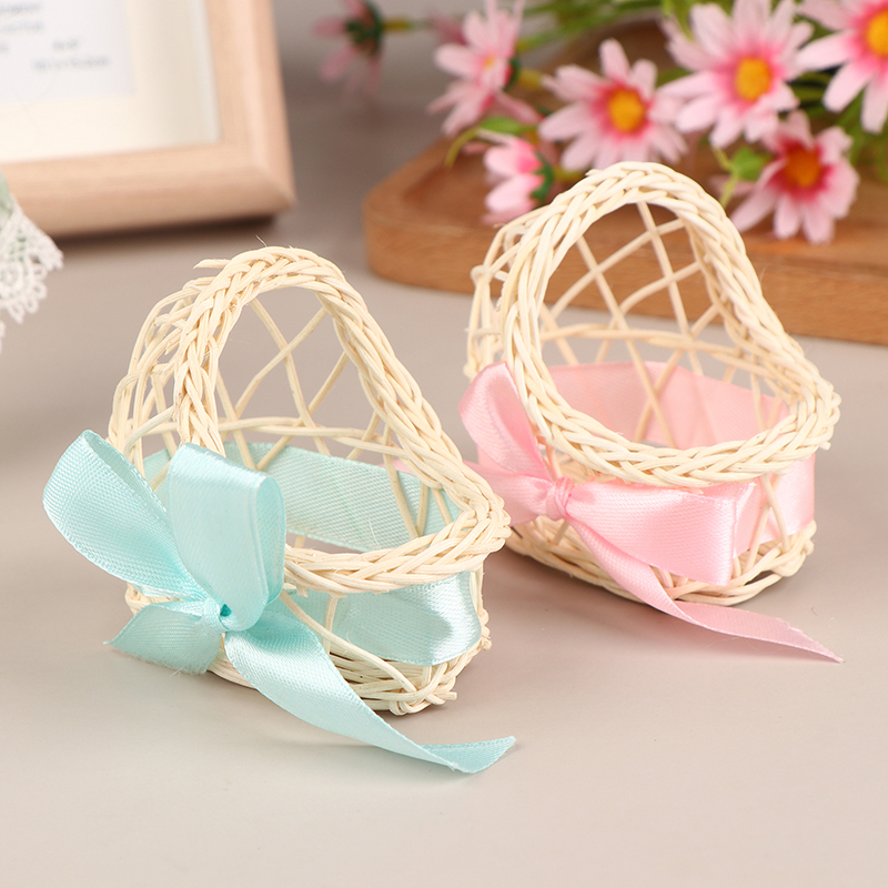 Baby Nursery Furniture - Dollhouse Miniature Wooden Nursery Cradle Baby