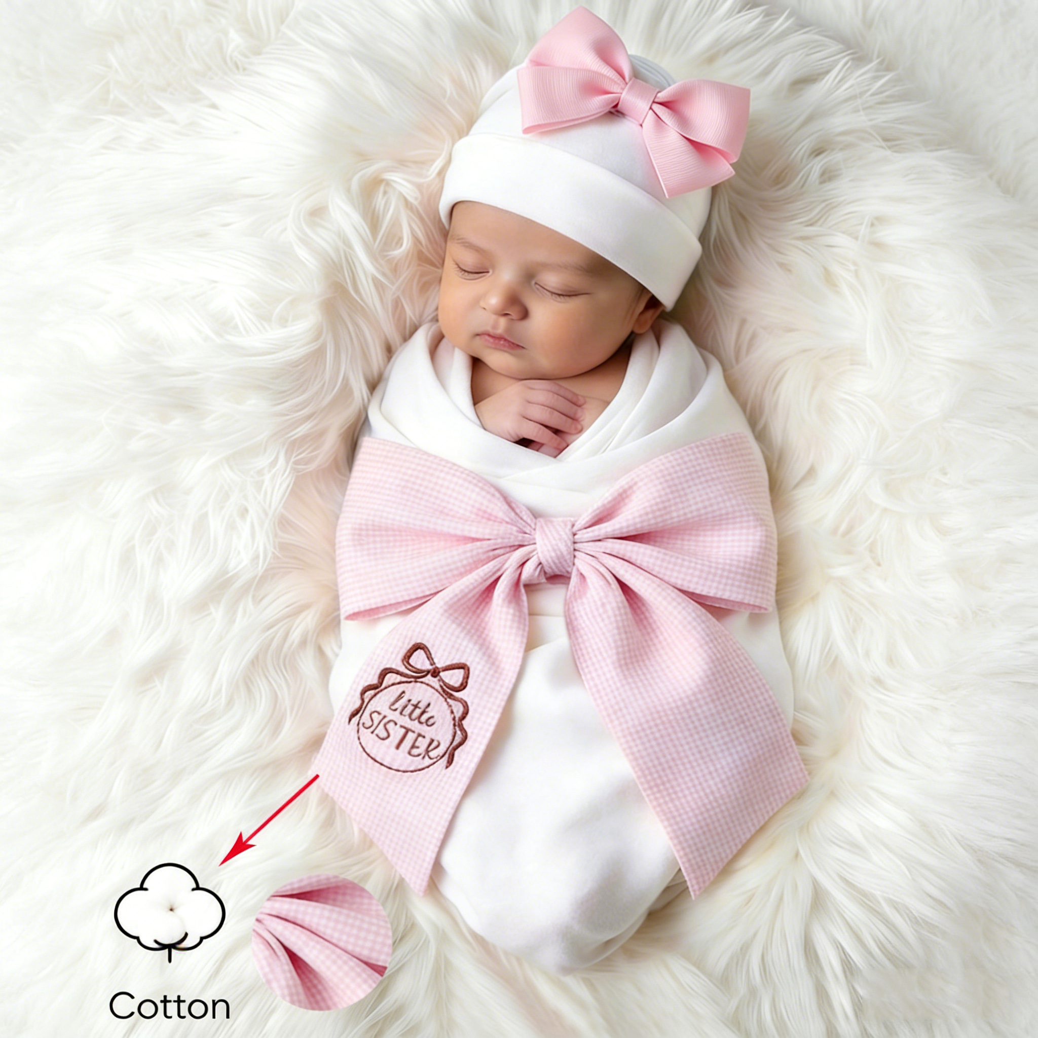 Baby Nursery Embroidery - Ylsteed Soft Cotton Newborn Baby Girl