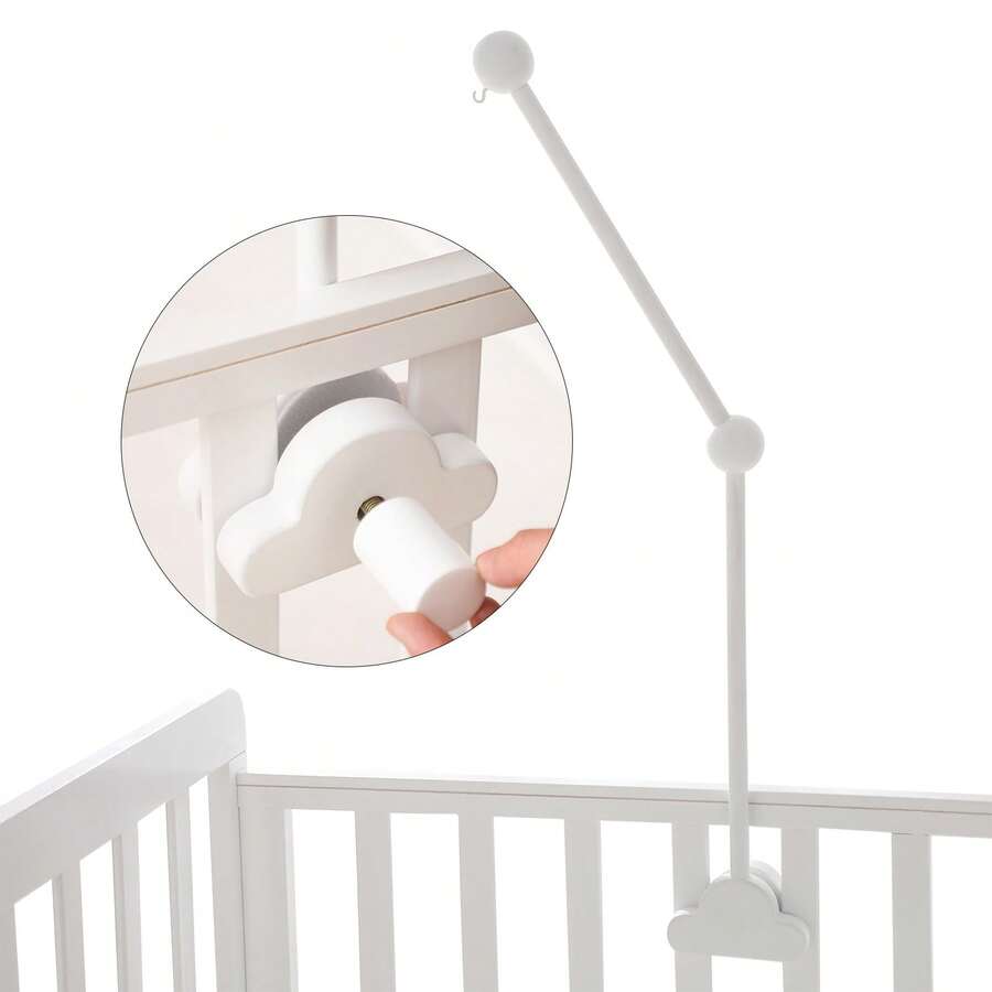 Baby Nursery Hooks - Wooden Baby Crib Toy Hanger, Multi-Color
