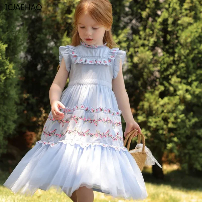 Baby Nursery Embroidery - 2025 Vintage Baby Girl Dresses Sleeveless