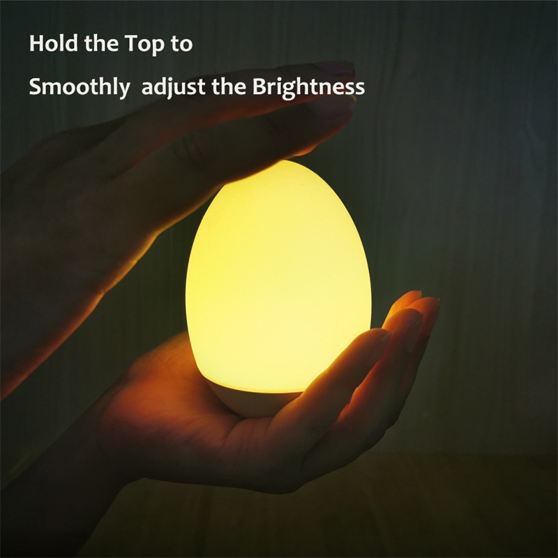 Baby Nursery Egg Light - Egg Shaped Tap Night Light Usb