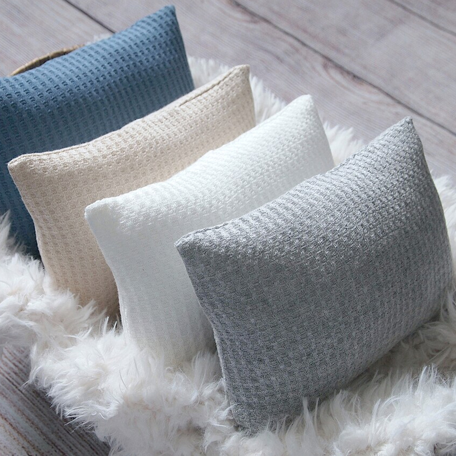 Baby Nursery Girl - Newborn Photography Props Pillow Textured Pillow
