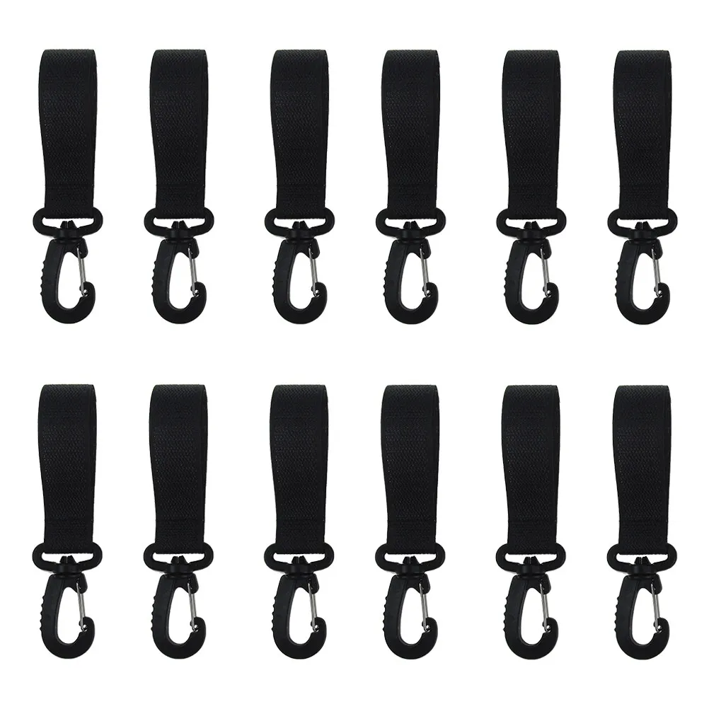 Baby Nursery Hooks - 2-12Pcs Baby Stroller Hooks Rotatable Hanging
