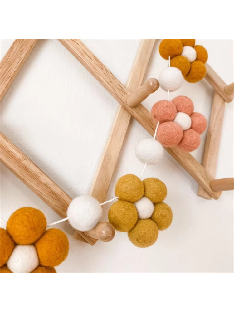 Handmade Felt Daisy Garland Bo - đánh giá và giá Baby Nursery Girl