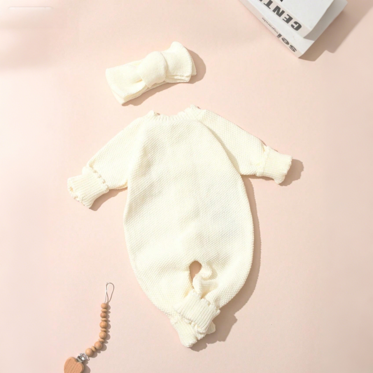2PCS Infant Girl Cream Knit Co - đánh giá và giá Baby Nursery Embroidery