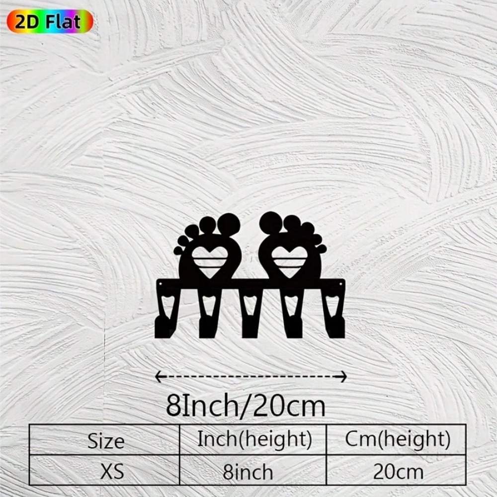 Baby Footprint Key Holder - 5  - đánh giá và giá Baby Nursery Hooks