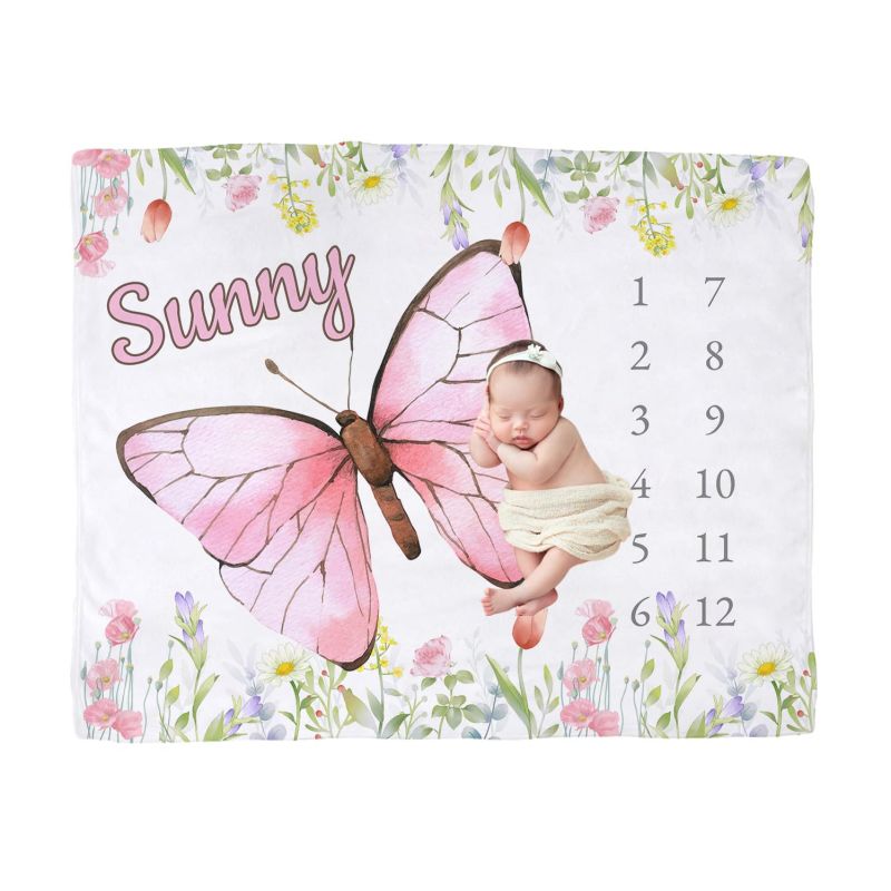 VIKAMA Watercolor Pink Butterf - đánh giá và giá Baby Nursery Girl