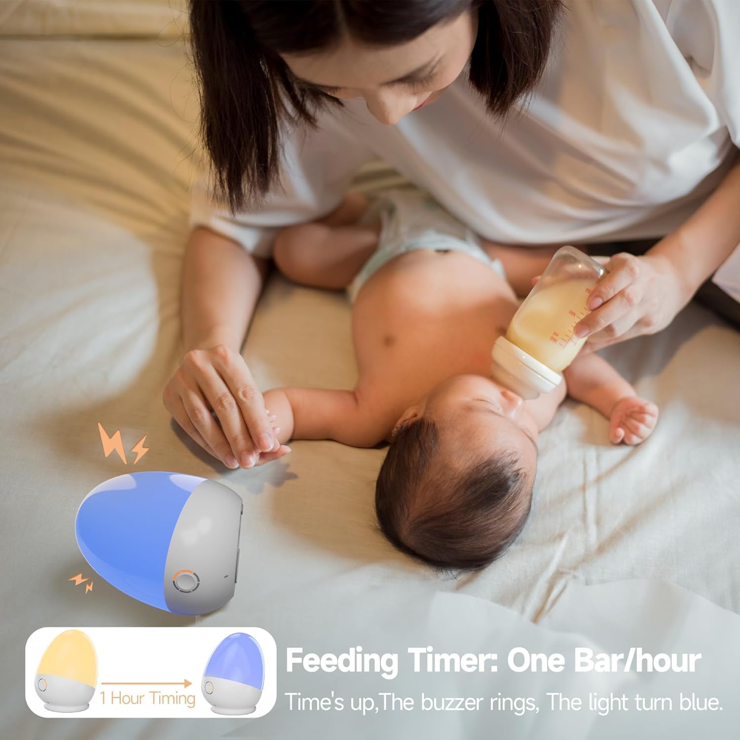 Touch Egg Night Light for Baby - đánh giá và giá Baby Nursery Egg Light