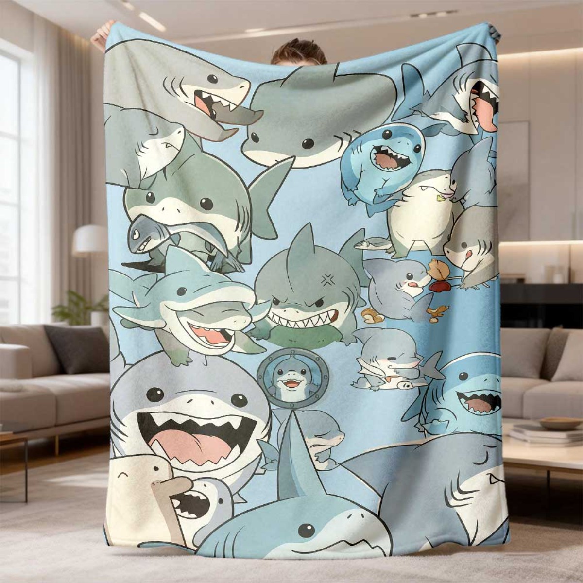 Large Cartoon Baby Sharks Flee - đánh giá và giá Baby Nursery In Hospital