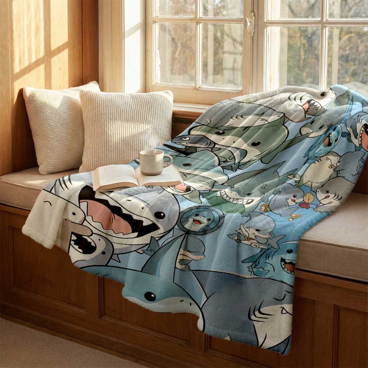 Large Cartoon Baby Sharks Flee - đánh giá và giá Baby Nursery In Hospital