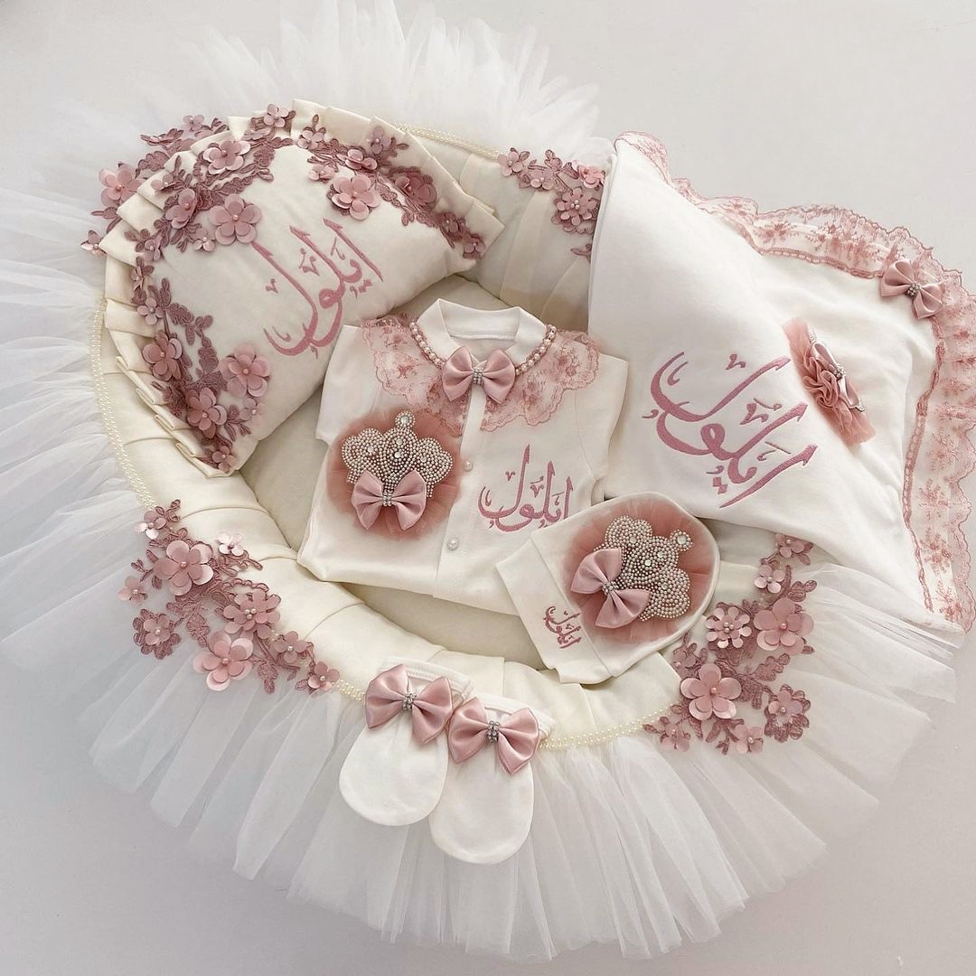 Dollbling 5pcs Newborn Welcome - đánh giá và giá Baby Nursery Embroidery