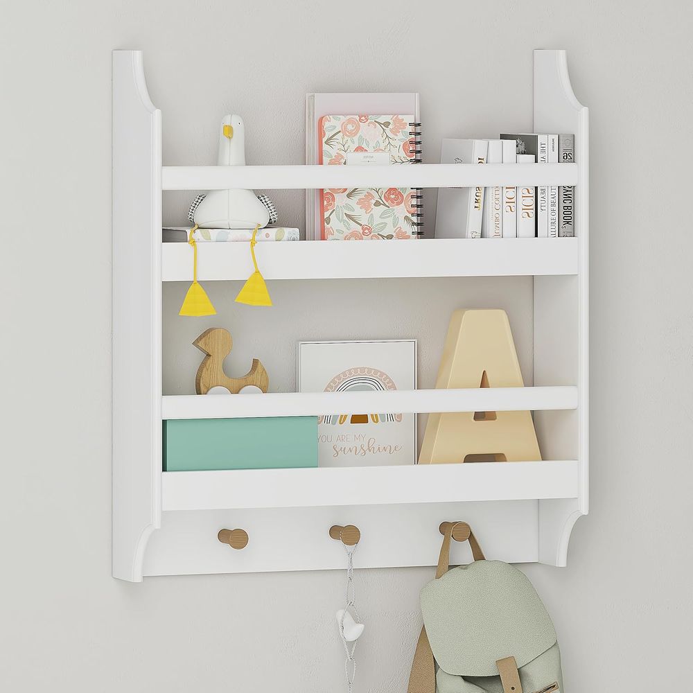 loating Nursery Book Shelves w - đánh giá và giá Baby Nursery Hooks