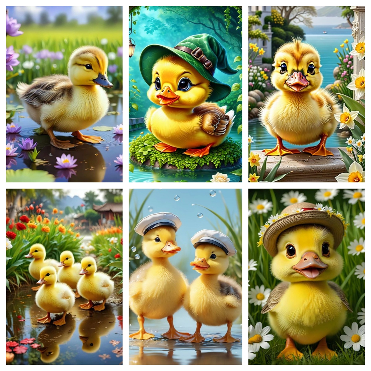 Yellow Duckling Diamond Art Ki - đánh giá và giá Baby Nursery Kit