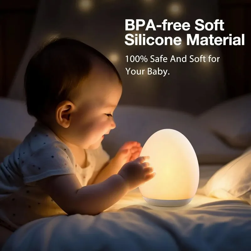 Portable Baby Night Light Egg  - đánh giá và giá Baby Nursery Egg Light