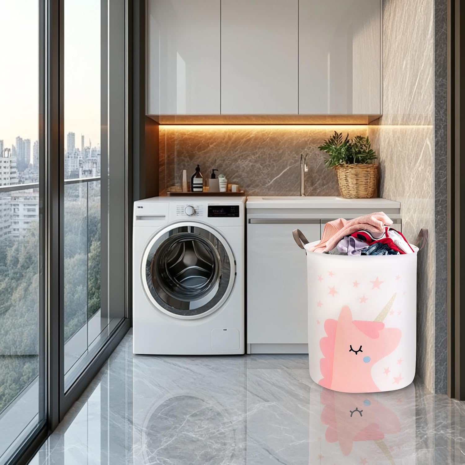 Kids Laundry Basket for Girls  - đánh giá và giá Baby Nursery Girl
