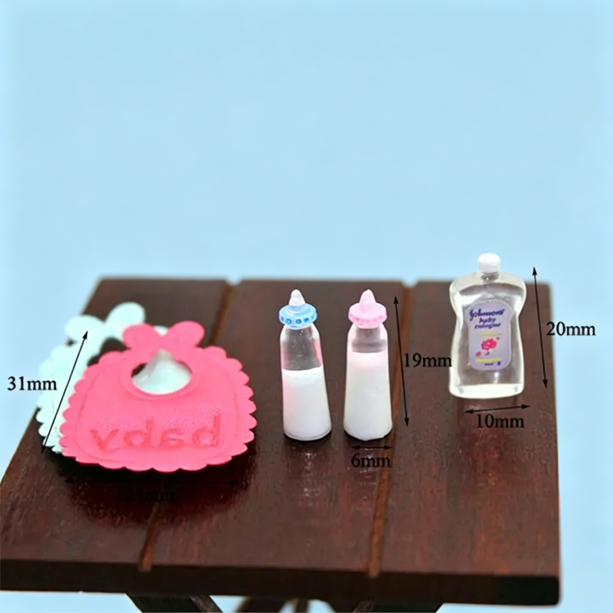 1:12 Scale Dollhouse Mini Baby - đánh giá và giá Baby Nursery Kit