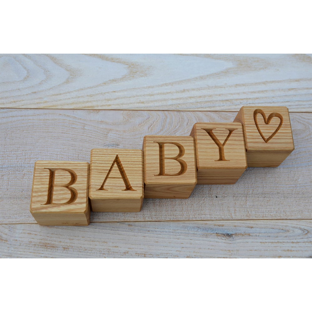5Pcs Baby Wood Blocks Birthday - đánh giá và giá Baby Nursery Furniture