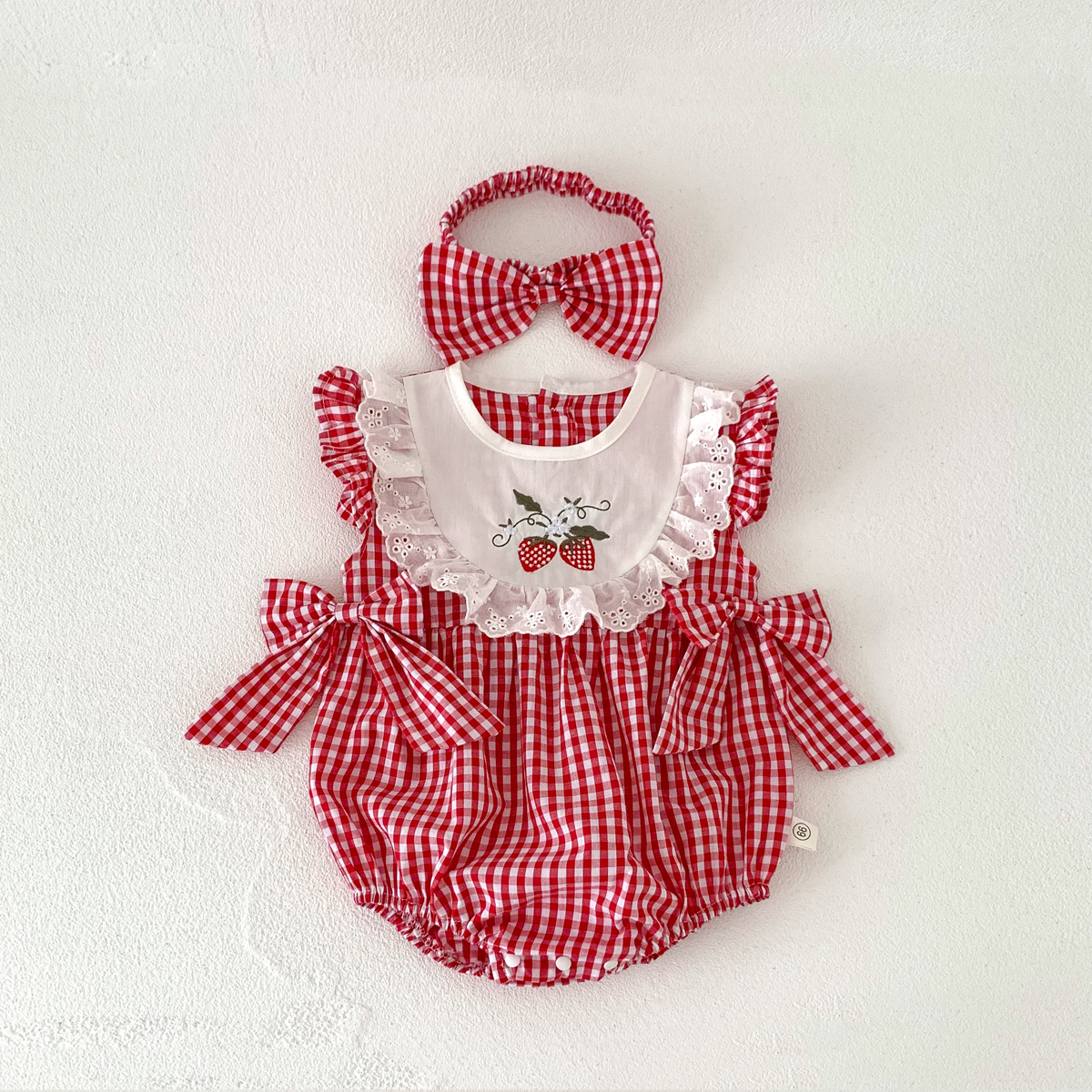 Summer Baby Girls Romper+Headb - đánh giá và giá Baby Nursery Embroidery