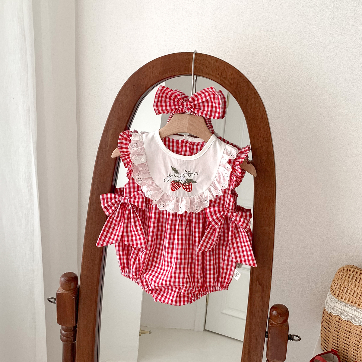Summer Baby Girls Romper+Headb - đánh giá và giá Baby Nursery Embroidery