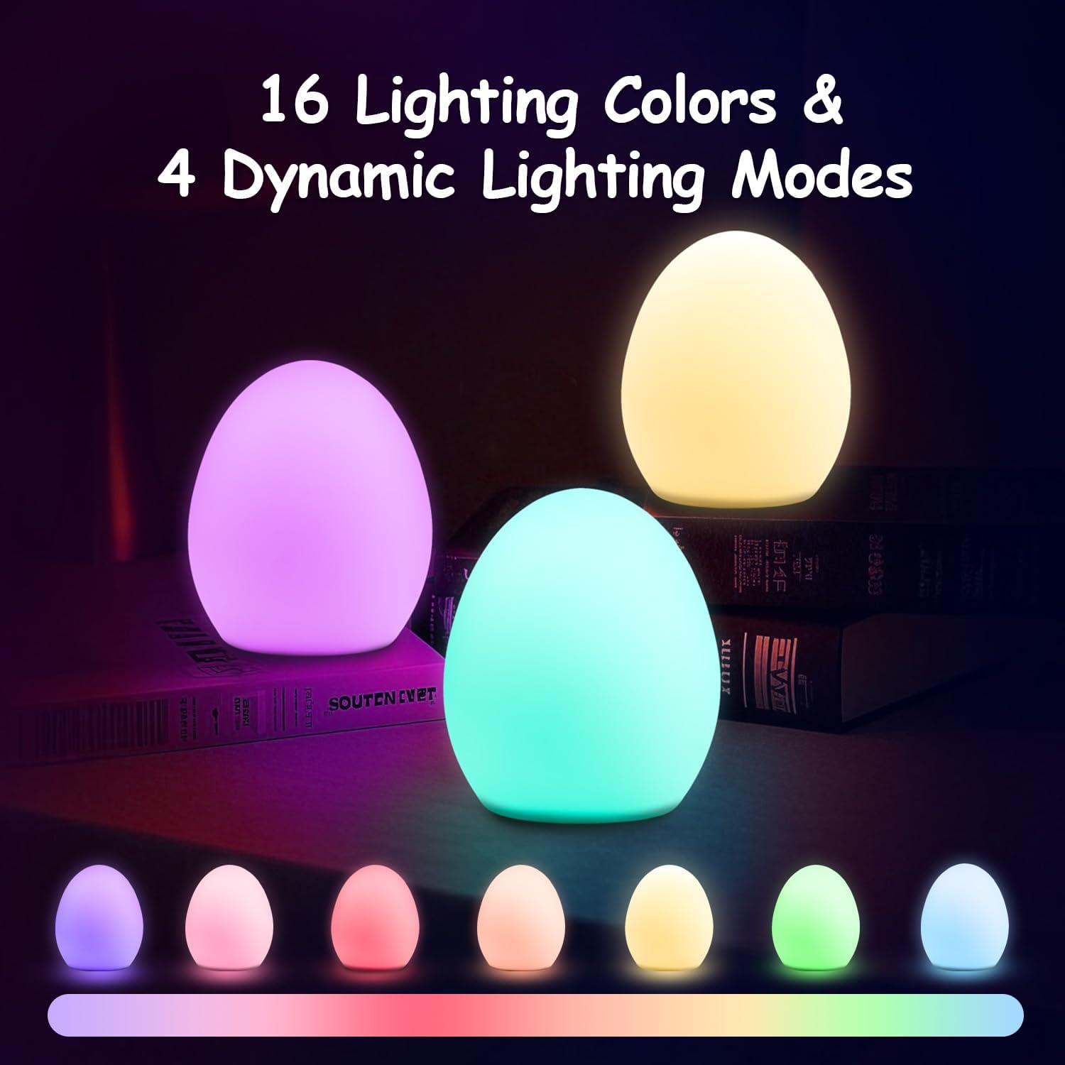 Baby Night Light Rechargeable  - đánh giá và giá Baby Nursery Egg Light