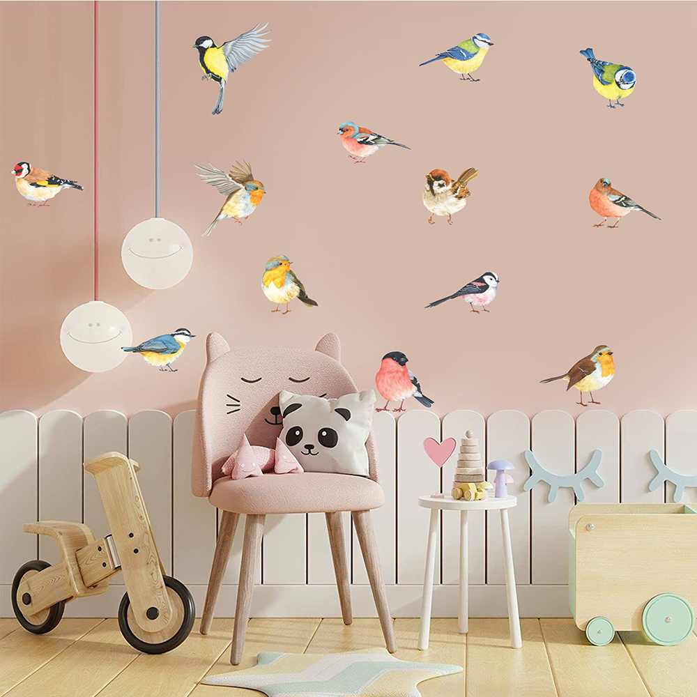 13pcs Little Birds Wall Sticke - đánh giá và giá Baby Nursery Furniture