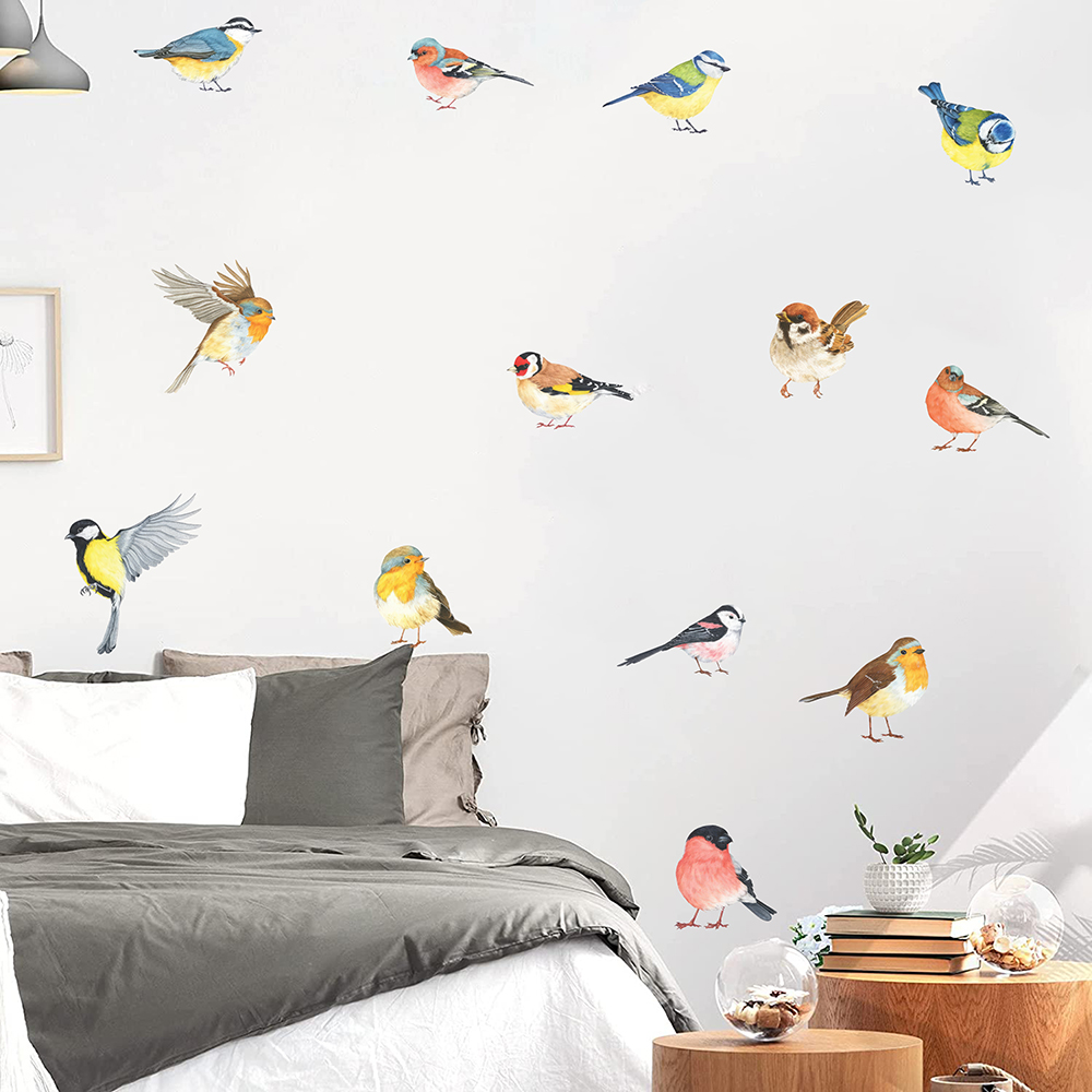 13pcs Little Birds Wall Sticke - đánh giá và giá Baby Nursery Furniture