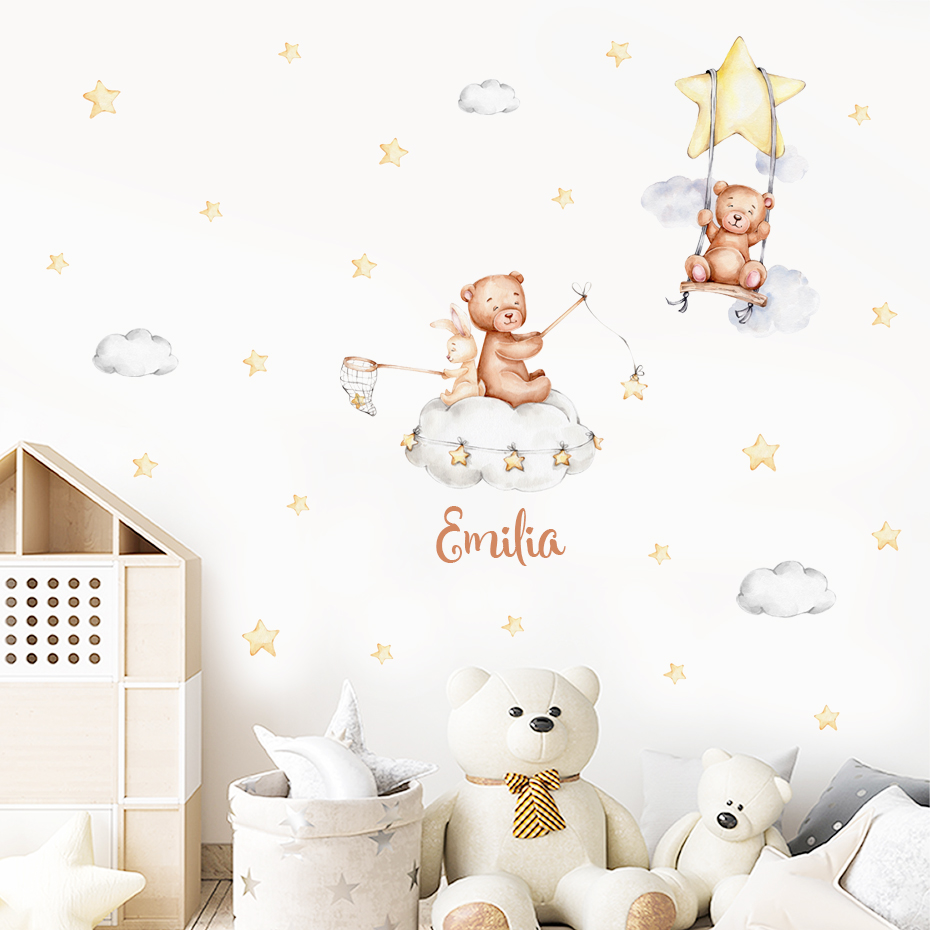 Custom Baby Name Bear Balloons - đánh giá và giá Baby Nursery Furniture