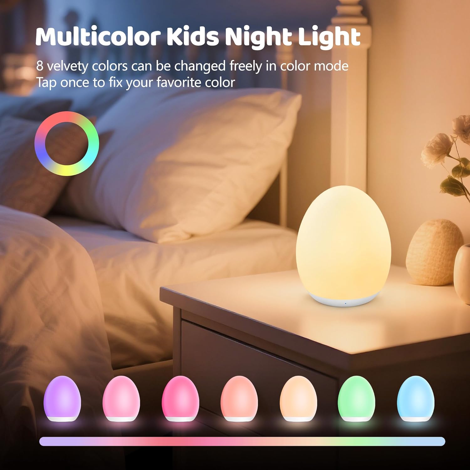 Kids Night Light Baby Egg Lamp - đánh giá và giá Baby Nursery Egg Light