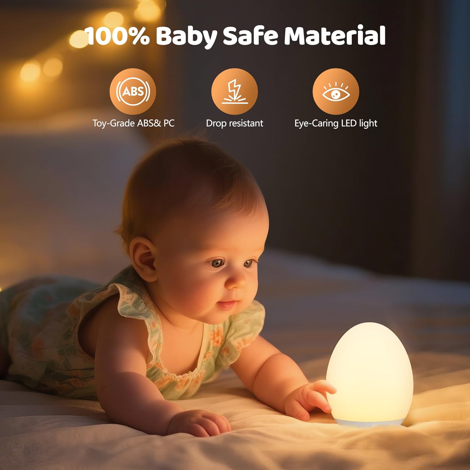 Kids Night Light Baby Egg Lamp - đánh giá và giá Baby Nursery Egg Light