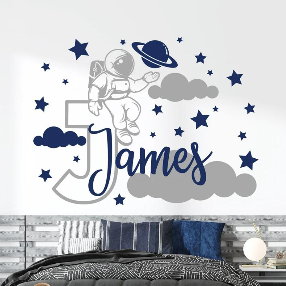 Custom Name Cartoon Space Astr - đánh giá và giá Baby Nursery Furniture
