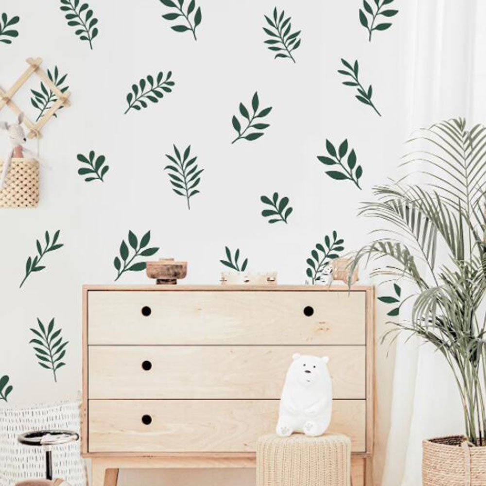 41Pcs Botanical Leaf Wall Stic - đánh giá và giá Baby Nursery Furniture