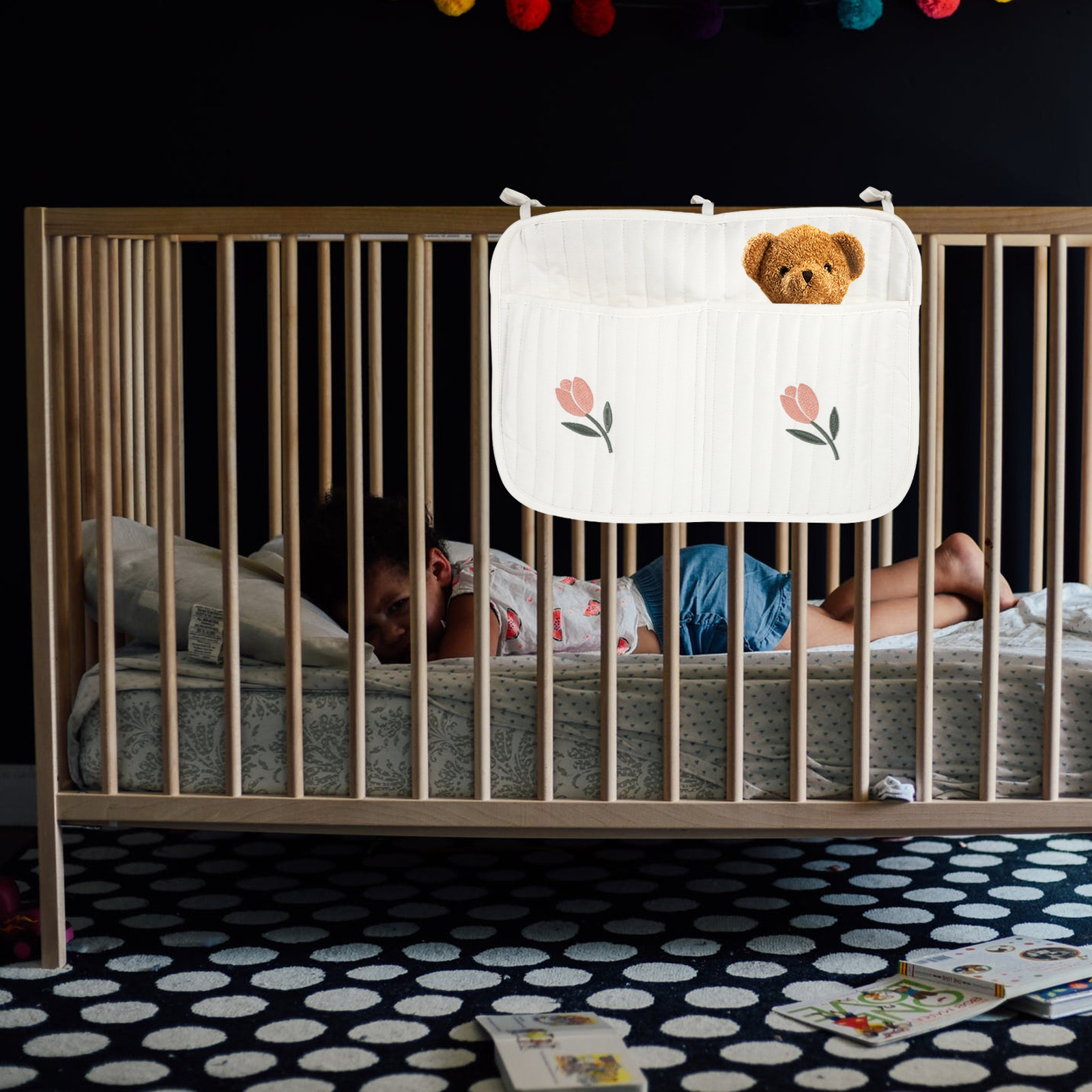 Crib Hanging Diaper Organizer  - đánh giá và giá Baby Nursery Package