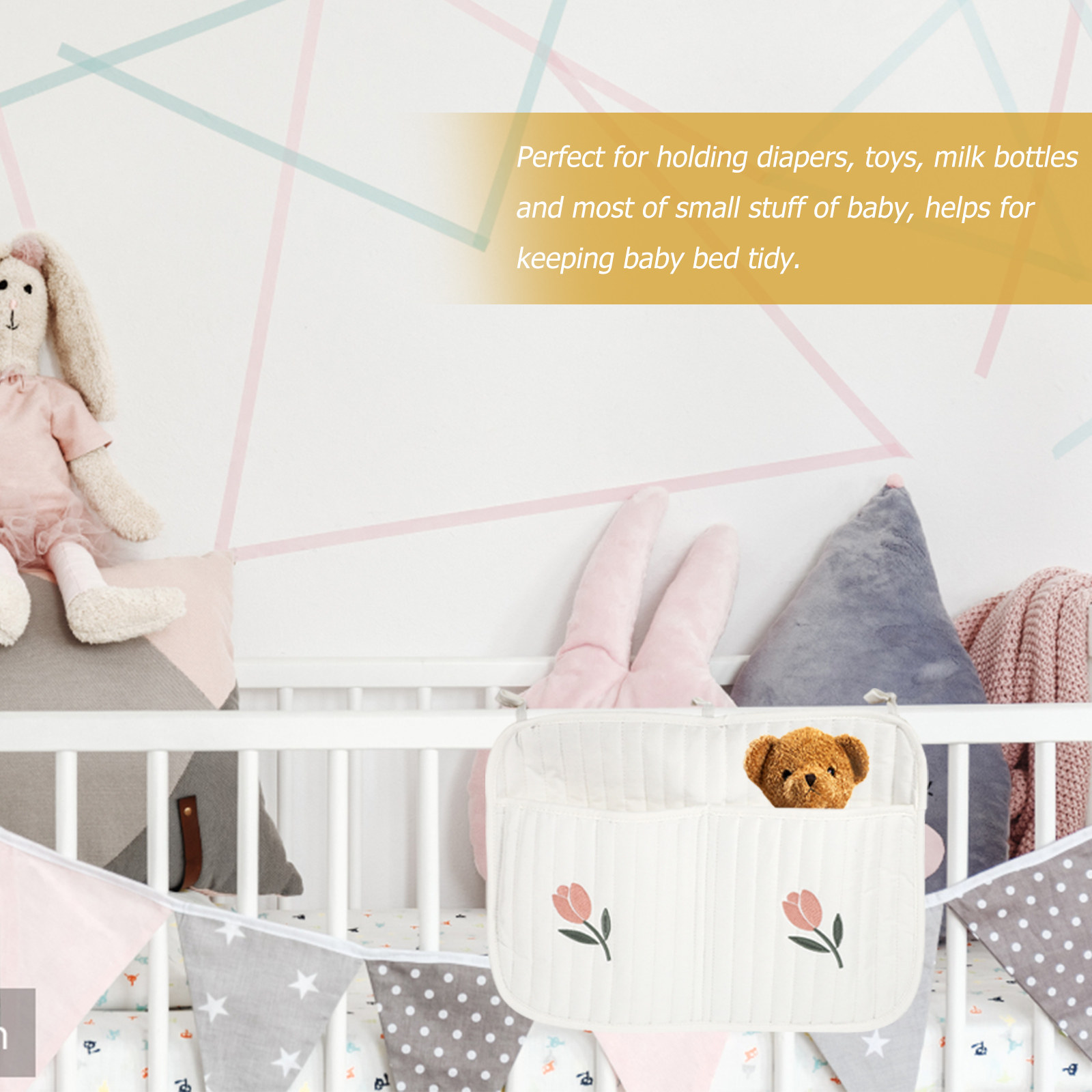 Crib Hanging Diaper Organizer  - đánh giá và giá Baby Nursery Package