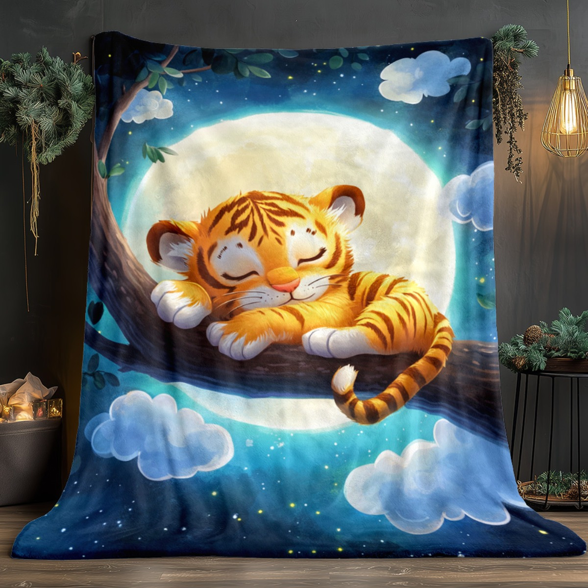 Cute sleeping tiger on tree br - đánh giá và giá Baby Nursery In Hospital