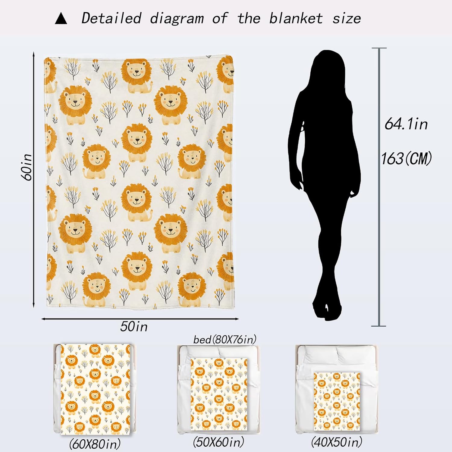 Ultra Soft Plush Lion Pattern  - đánh giá và giá Baby Nursery In Hospital