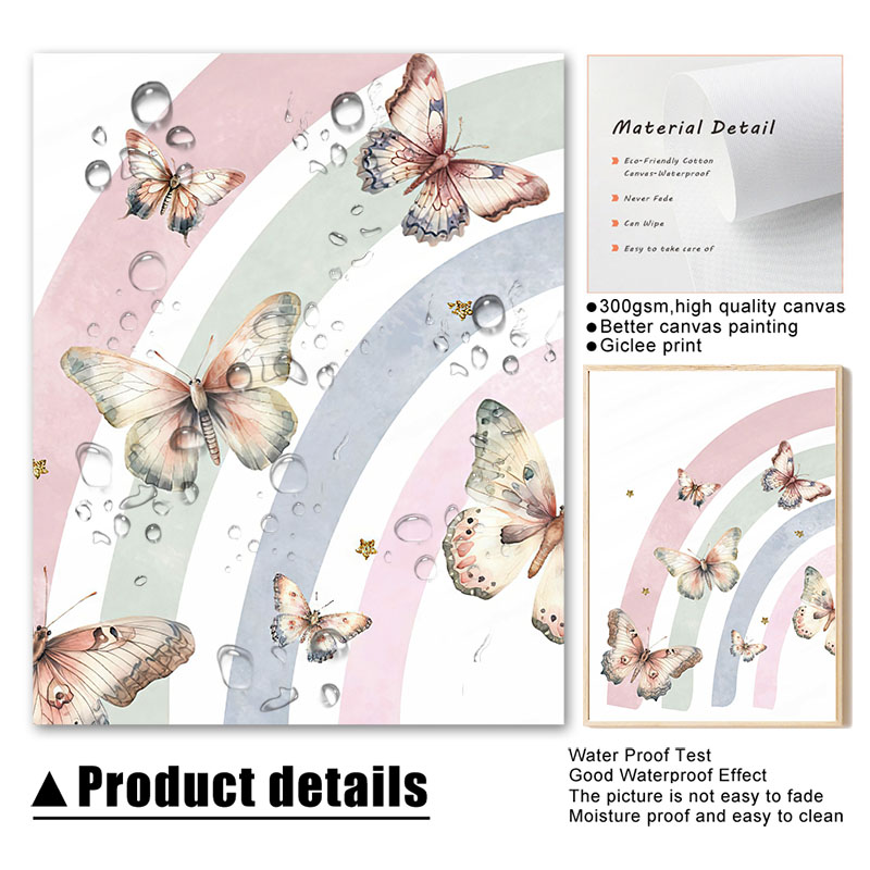 Pink Rainbow Butterfly Custom  - đánh giá và giá Baby Nursery Girl