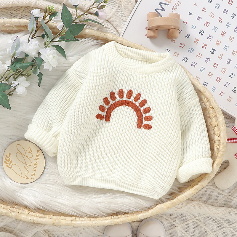 Baby Sweater Knitted Infant Bo - đánh giá và giá Baby Nursery Embroidery