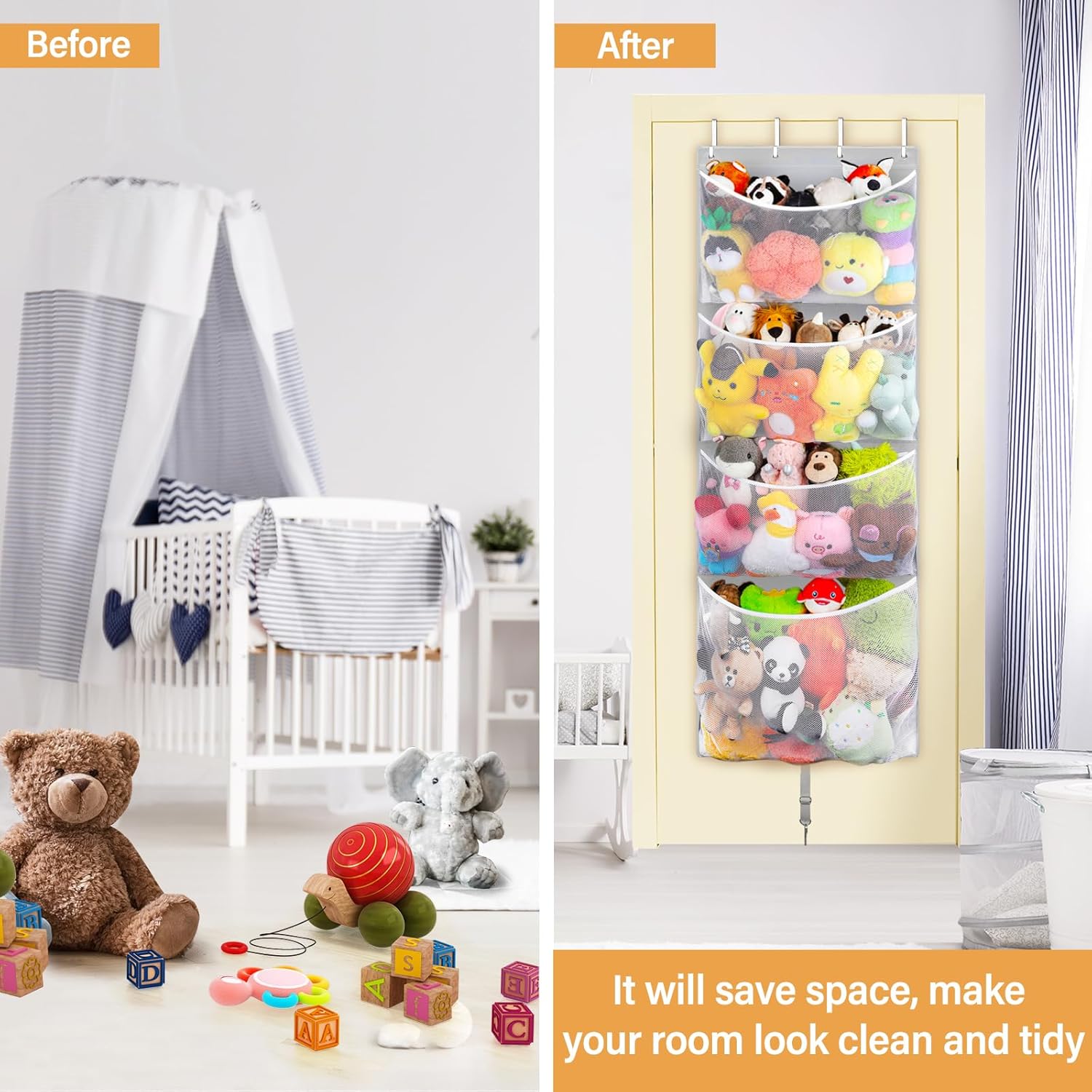 Hanging Stuffed Animal Storage - đánh giá và giá Baby Nursery Hooks