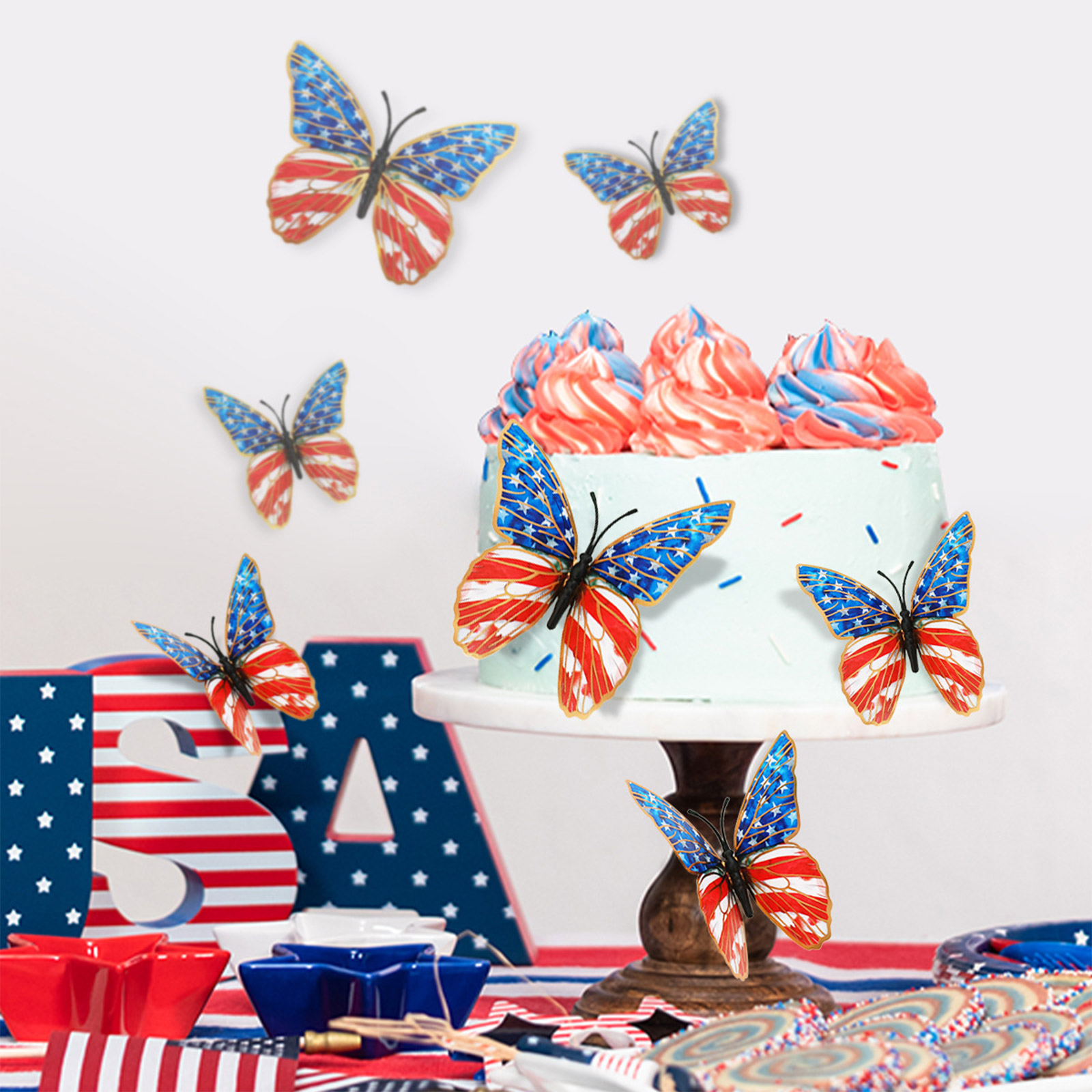 3d Butterfly Wall Stickers Ame - đánh giá và giá Baby Nursery Furniture
